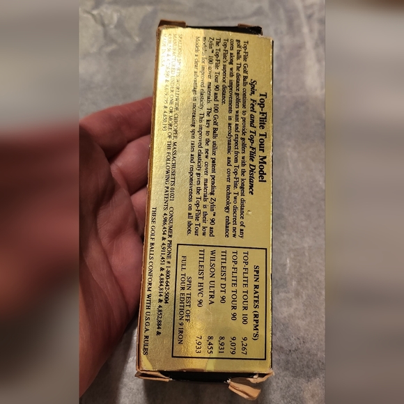 VINTAGE Top Flite 90 Golf Balls Made in USA NWT - Picture 3 of 5